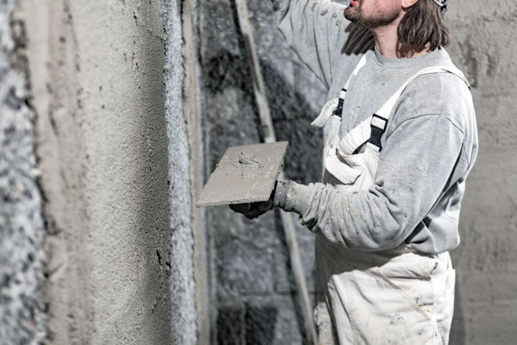Цементно-известковый раствор для штукатурки стен марки М250