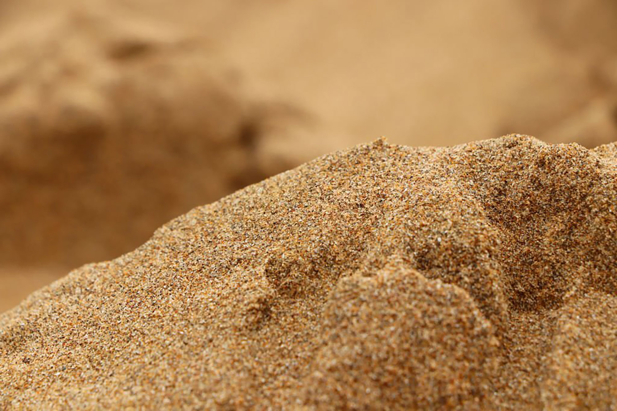 песок крупным планом